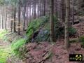 Diabasbombentuff-Felsen am Alten Schloss und im Tal der Sächsischen Saale bei Köditz nahe Hof, Oberfranken, Bayern, (D) (25) 04. Oktober 2014.JPG